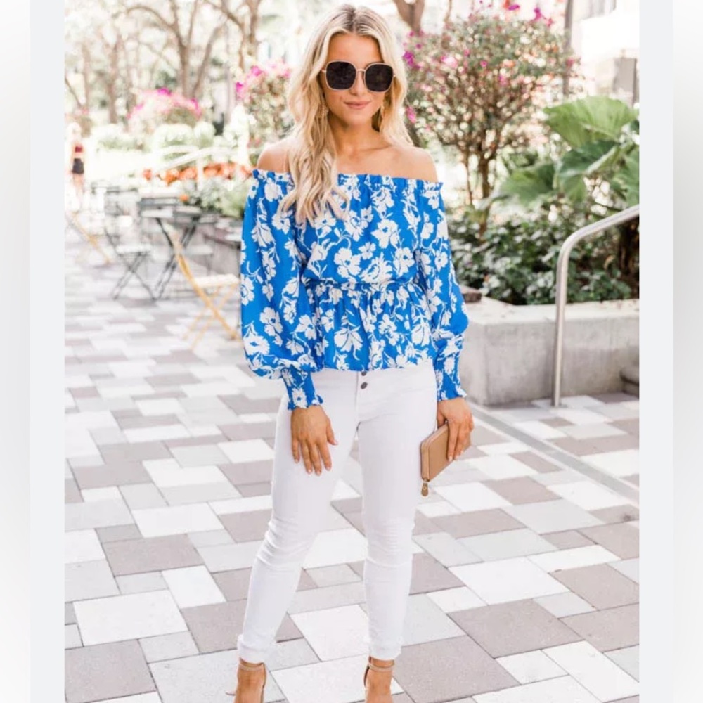 Pink Lily Boutique Summer Love Story blouse